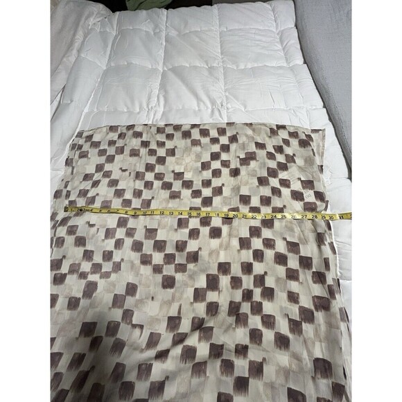 Grade + Gather - Satin Check Boxy Dress Wisteria Size Medium - Picture 8 of 9